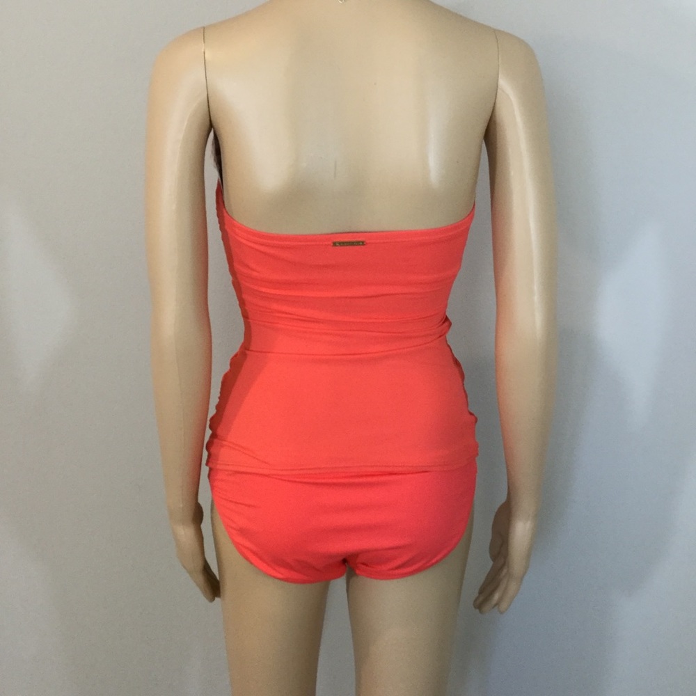 Michael Kors Strapless Tankini with Gold Accent - Picture 5 of 7